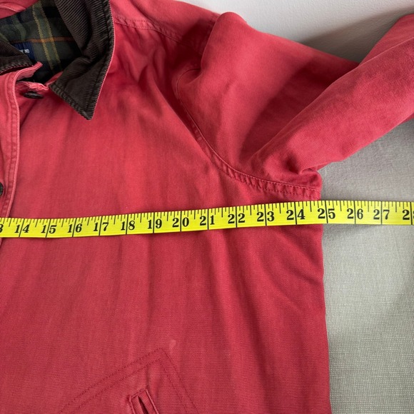 Lands' End Chore Barn Coat Flannel Lining Corduroy Collar/cuffs XL - Picture 11 of 13